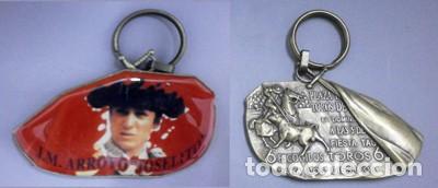Coleccionismo de llaveros: LLAVERO METAL J. M. ARROYO JOSELITO CON BAJO RELIEVE EN DORSO - LLAV-7750 . B-127