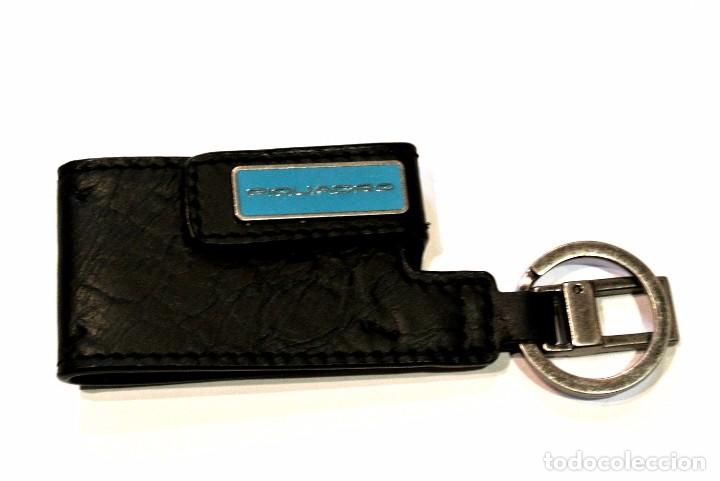 Collection of Keychains: PIQUADRO Llavero con identificador de equipaje, l&iacute;nea Blue Square, Nuevo