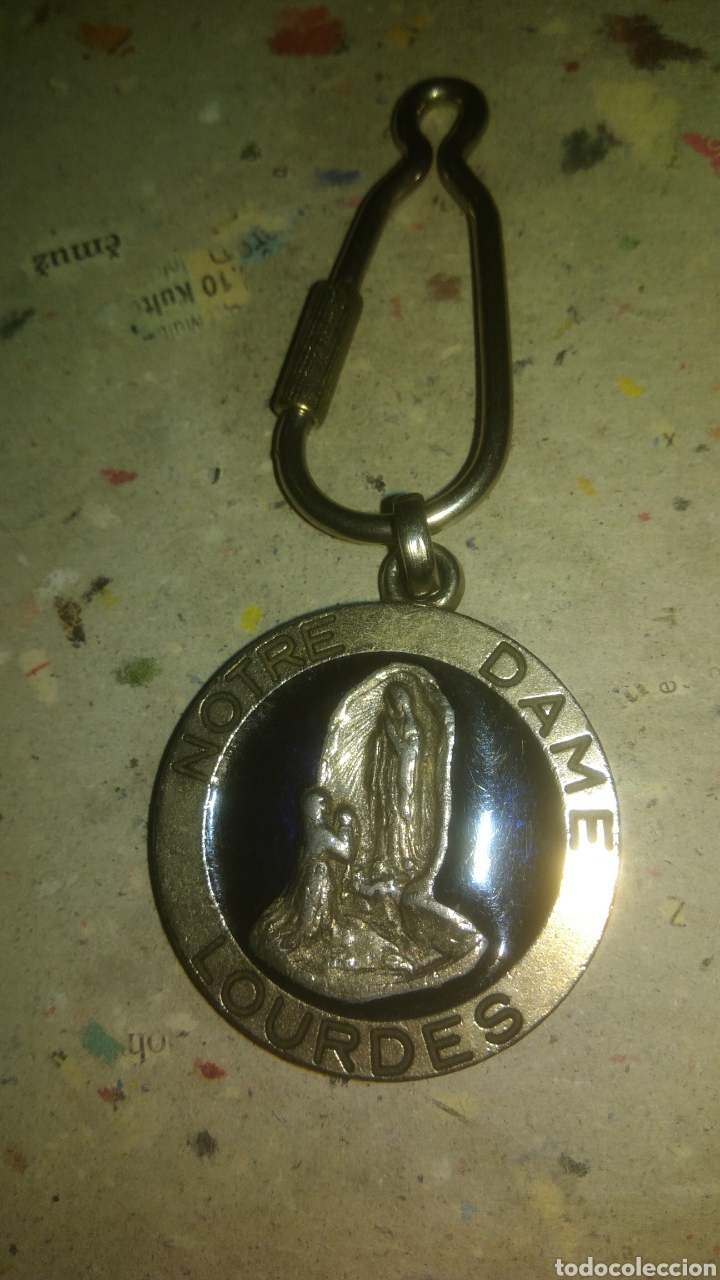 Coleccionismo de llaveros: VIRGEN LOURDES. Llavero de los 80