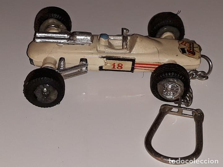 Coleccionismo de llaveros: ANTIGUO LLAVERO JUGUETE COCHE GUISVAL LOLA CLIMAX F 1 SILVERSTONE FORMULA UNO A&Ntilde;OS 60