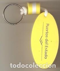 Collection of Keychains: Llaveros. Puertos del Estado. Goma espuma, ref. 18-422