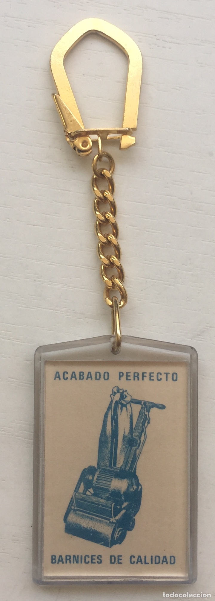 Collectionnisme de portes-cl&eacute;s: Bonito Llavero Acuchillador Encerador Barnizador Manuel Fern&aacute;ndez Solano - Barniz - Santander