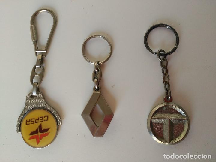 Coleccionismo de llaveros: Lote de 3 llaveros de Cepsa Talbolt y Renault - Foto 1