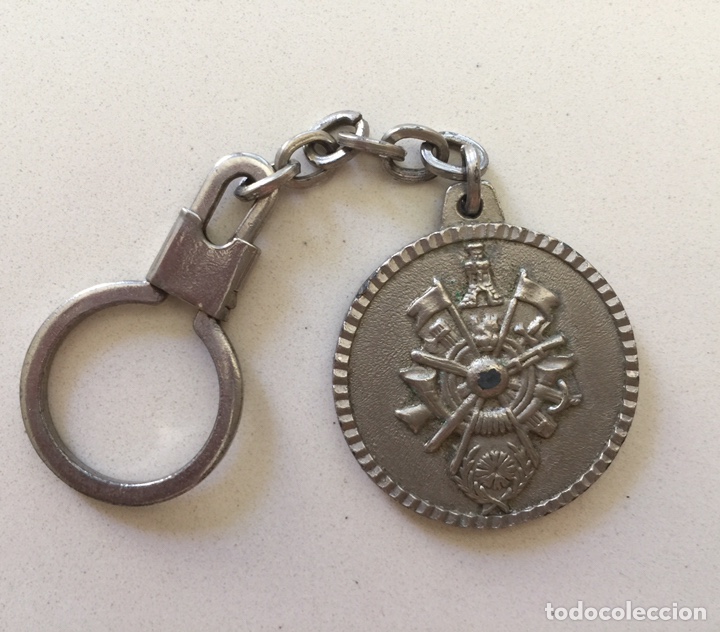 Collectionnisme de portes-cl&eacute;s: Antiguo Llavero Escudo Academia General Militar de Zaragoza - Ej&eacute;rcito de Tierra y Guardia Civil