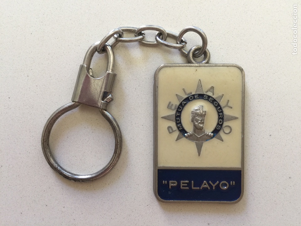 Collectionnisme de portes-cl&eacute;s: Antiguo Llavero Mutua de Seguros PELAYO - Madrid