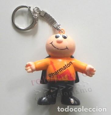 Coleccionismo de llaveros: ANTIGUO Y RARO LLAVERO - PUBLICIDAD PHARMATON - MU&Ntilde;ECO DE GOMA FIGURA &iquest; MASCOTA ?- DIF&Iacute;CIL CONSEGUIR