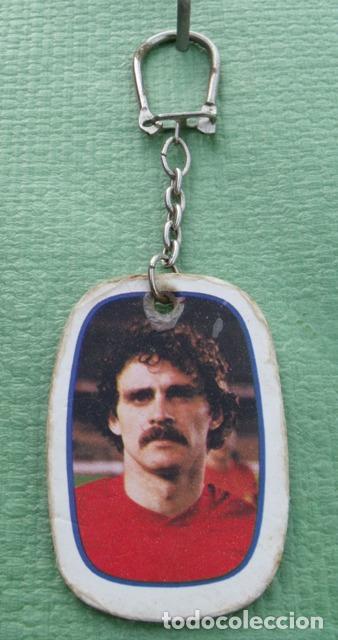 Coleccionismo de llaveros: Llavero Promocional Phoskitos Jugador Selecci&oacute;n Espa&ntilde;ola Satrustegui (Mundial 82)
