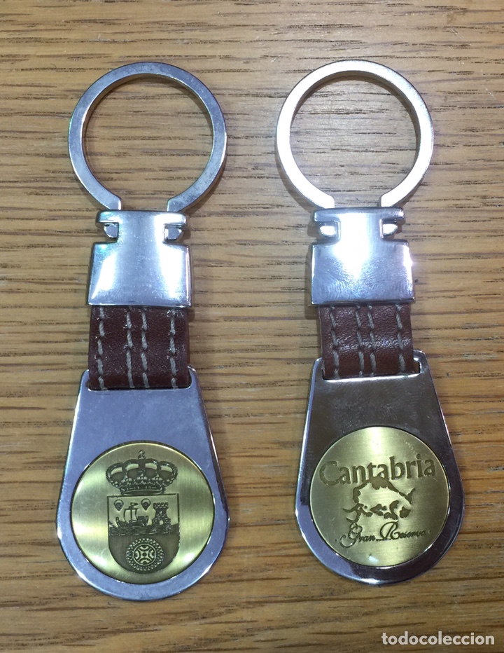 Collectionnisme de portes-cl&eacute;s: Lote 2 Llavero Cantabria - Gobierno de Cantabria - Escudo y Gran Reserva