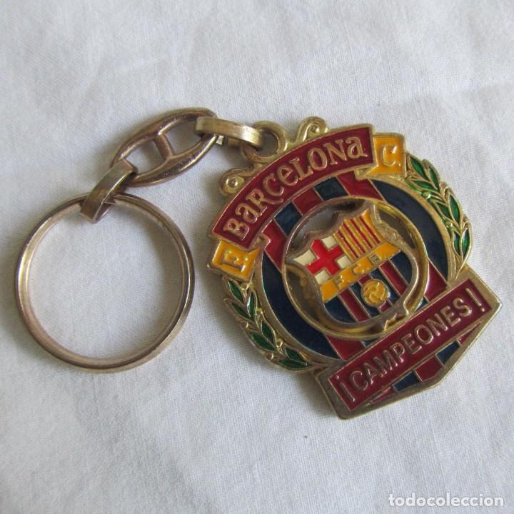 Collection of Keychains: Antiguo llavero del Futbol Club Barcelona Campeones