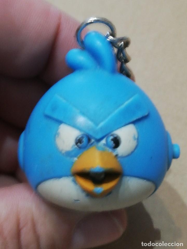 Coleccionismo de llaveros: PARTE DE LLAVERO VINTAGE DE PL&Aacute;STICO DE ANGRY BIRDS (PESO: 15 GRAMOS)