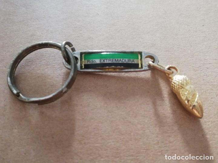 Collezionismo di Portachiavi: LLAVERO MET&Aacute;LICO: RECUERDO DE EXTREMADURA - PESO: 9 GRAMOS