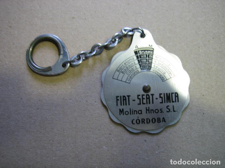 Coleccionismo de llaveros: Llavero Publicitario.Fiat, Seat, Sinca