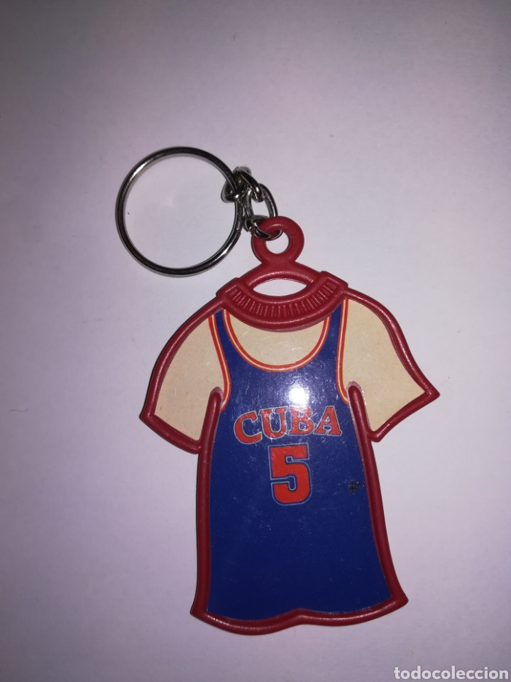 Coleccionismo de llaveros: LLAVERO PROMOCIONAL DE DANONE MUNDIAL BASKET ESPA&Ntilde;A 1986 CUBA PREMIUM