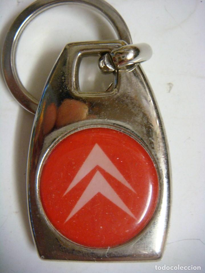 Coleccionismo de llaveros: LLAVERO DE CITROEN COLOR ROJO