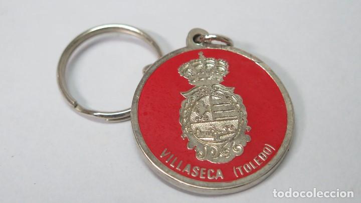 Sammlung von Schl&uuml;sselanh&auml;ngern: LLAVERO VILLASECA. TOLEDO. FCA. DE TERRAZOS Y TUBOS. LUDIVALI S.A
