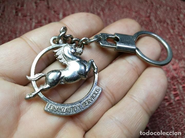 Coleccionismo de llaveros: Antiguo llavero PEGASO -FINANZAUTO Y SERVICIOS aceite-automocion automovil motorcycle