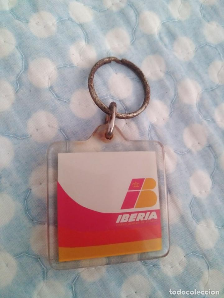 Coleccionismo de llaveros: antiguo llavero iberia