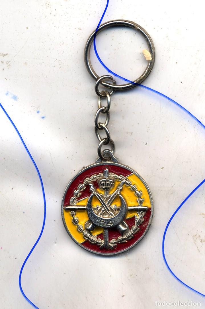 Coleccionismo de llaveros: MEDALLA LAUREADA   54  -  DORSO   RIMT-54  7 CIA.  LA VIKINGA  LLAVERO