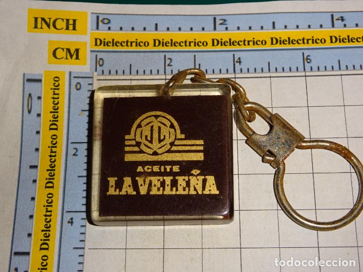 Sammlung von Schl&uuml;sselanh&auml;ngern: LLAVERO DE ACEITE LA VELE&Ntilde;A. ACEITE DE OLIVA. TORRE DEL MAR, M&Aacute;LAGA