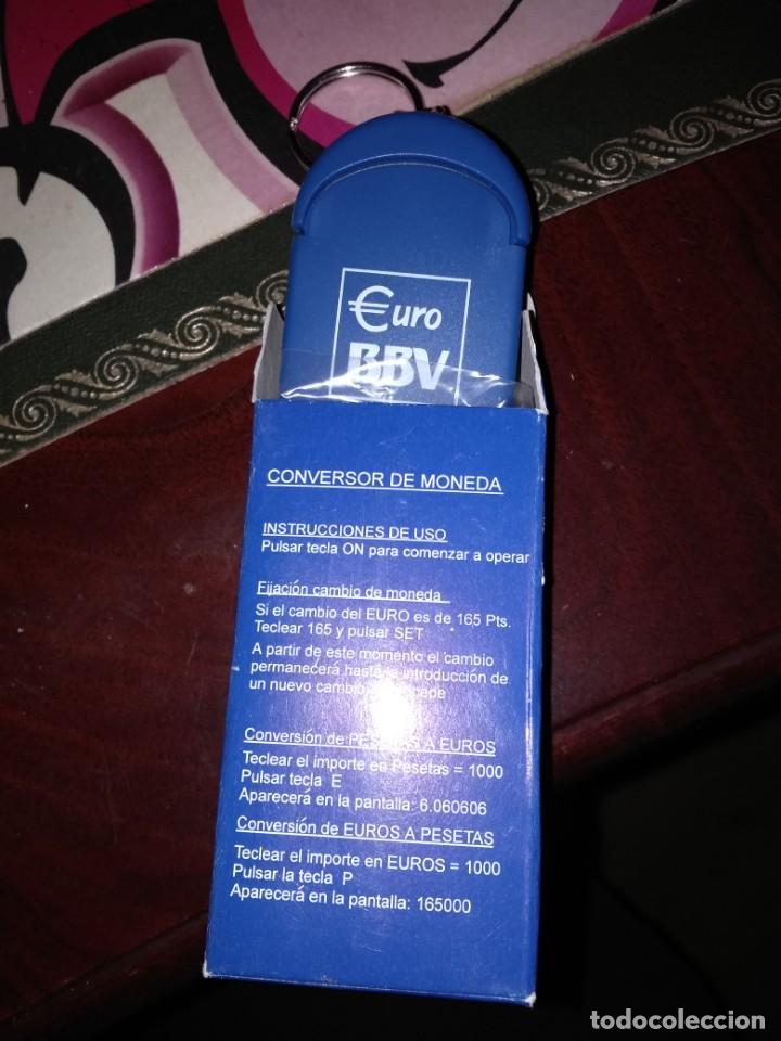 Coleccionismo de llaveros: BBVA - convertidor euros - pesetas - Foto 1