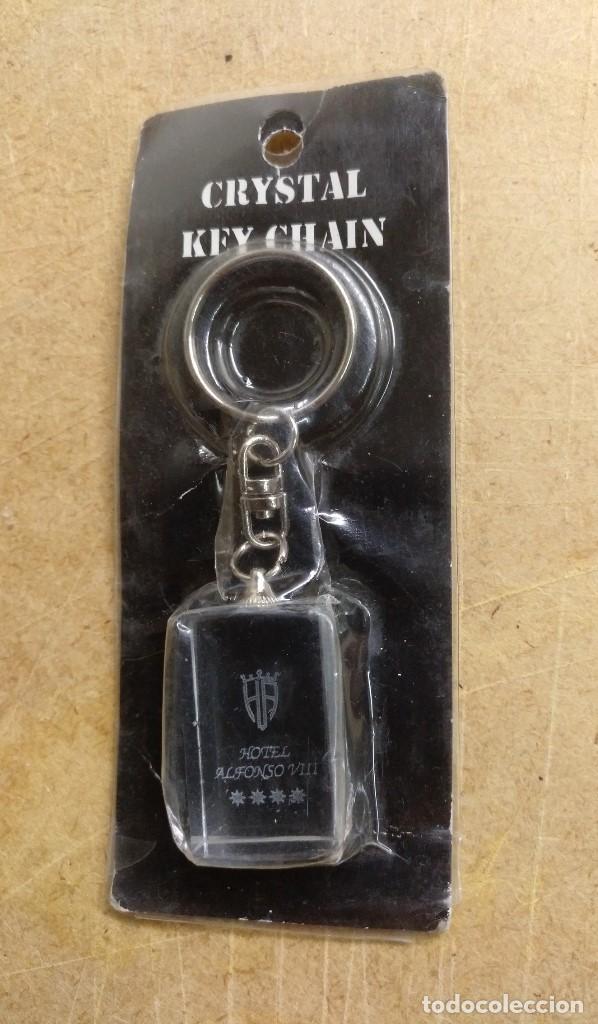 Coleccionismo de llaveros: llavero hotel alfonso VIII - crystal key chain