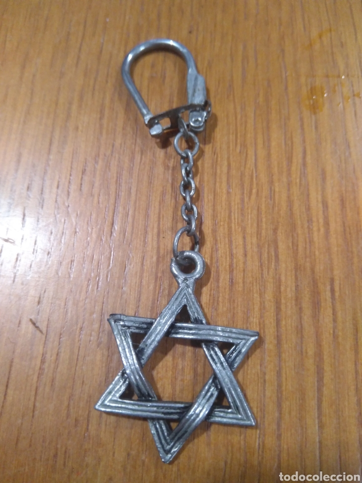 LLAVERO ESTRELLA DE DAVID 4+5,5 CM