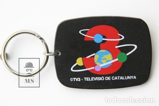 Coleccionismo de llaveros: Llavero Publicitario De Pl&aacute;stico - Televisi&oacute; de Catalunya / TV3