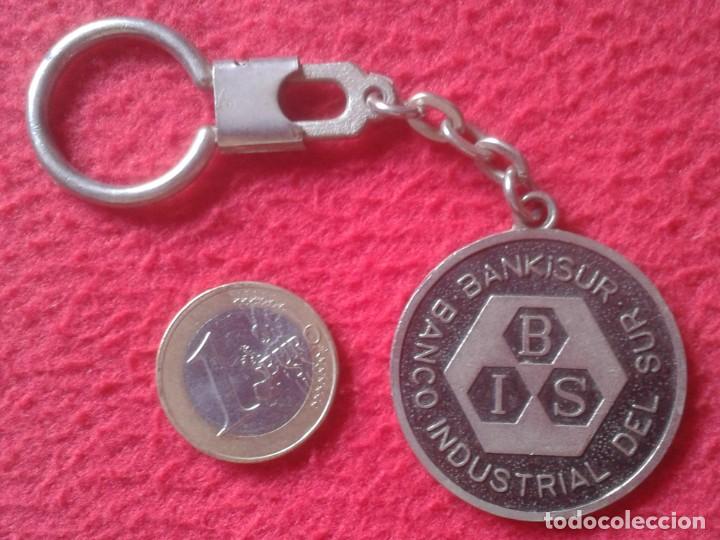 Coleccionismo de llaveros: LLAVERO KEYRING KEYCHAIN PORTE-CL&Eacute;S BANKISUR BANCO INDUSTRIAL DEL SUR BANK RUMASA RUIZ MATEOS...VER