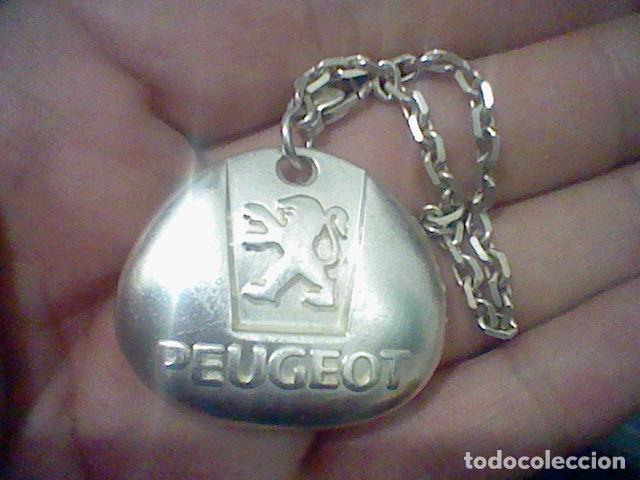 Coleccionismo de llaveros: PEUGEOT LLAVERO CURIOSO METAL PESADO CROMADO BONITO