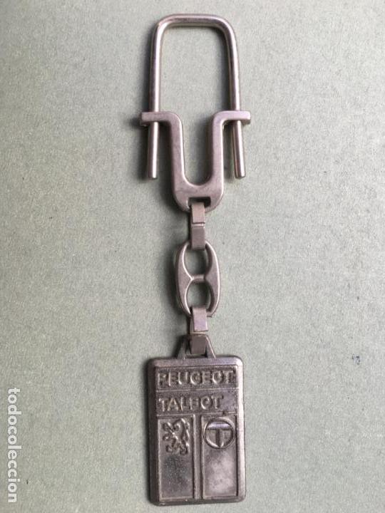 Coleccionismo de llaveros: LLAVERO MET&Aacute;LICO DE LA MARCA PEUGEOT TALBOT