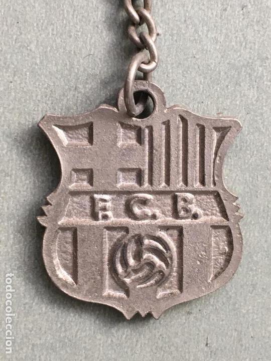 Coleccionismo de llaveros: ANTIGUO LLAVERO METALICO DEL FUTBOL CLUB BARCELONA