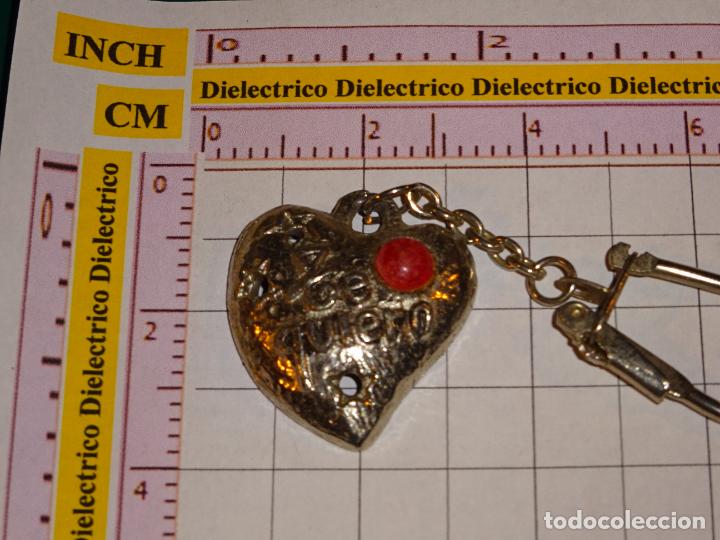 Coleccionismo de llaveros: LLAVERO CORAZ&Oacute;N DE METAL. TE QUIERO - Foto 1