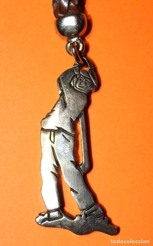 Collectionnisme de portes-cl&eacute;s: LLAVERO METALICO DE JUGADOR DE GOLF.