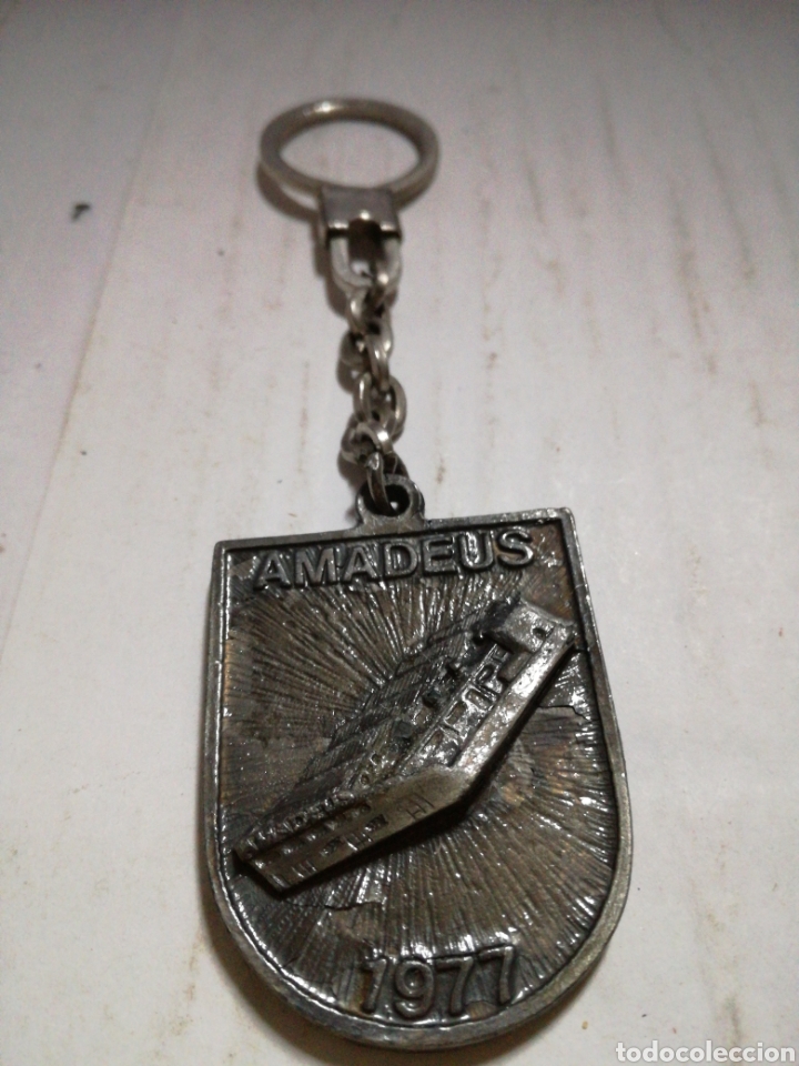 Coleccionismo de llaveros: Llavero Almansa amadeus 1977 - Foto 2