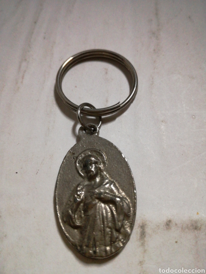 Coleccionismo de llaveros: Llavero religioso medalla - Foto 1