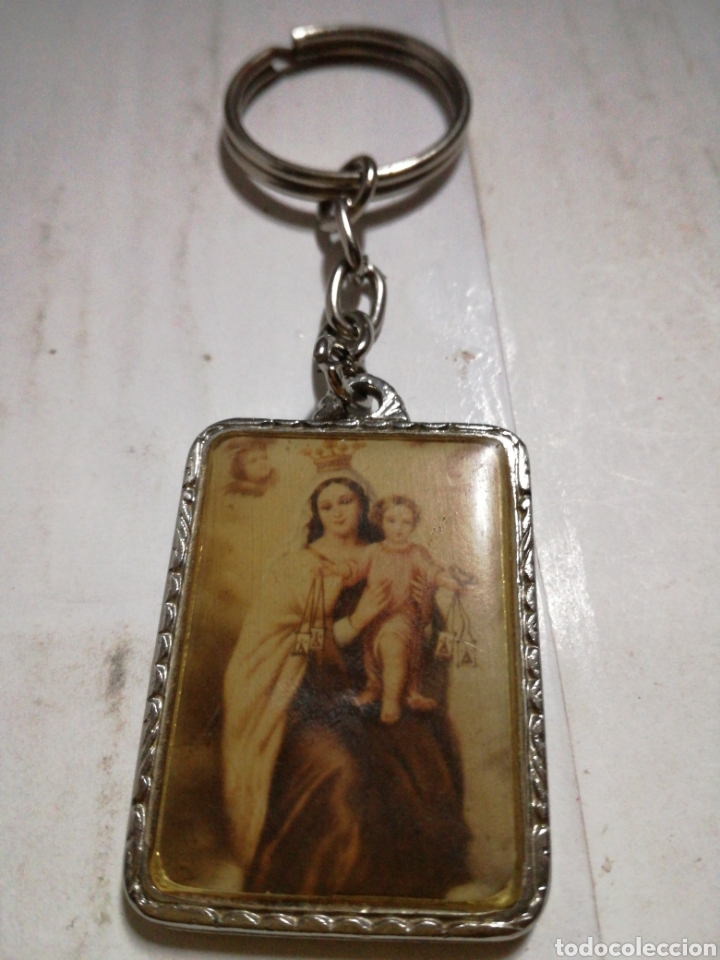Coleccionismo de llaveros: Llavero virgen del Carmen - Foto 1