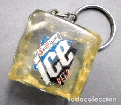 Coleccionismo de llaveros: LLAVERO DE METACRILATO SAN MIGUEL ICE BEER - LLAV-8160. B-143