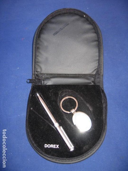 Coleccionismo de llaveros: ESTUCHE DE BOLIGRAFO Y LLAVERO DE LA MARCHA DOREX