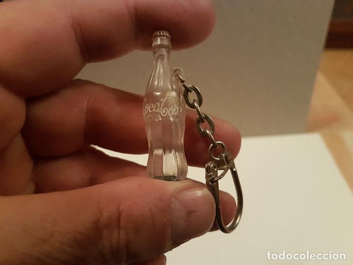 Sammlung von Schl&uuml;sselanh&auml;ngern: antiguo llavero botella cocacola desgaste se&ntilde;ales de uso ver fotos