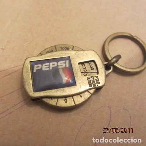 Sammlung von Schl&uuml;sselanh&auml;ngern: llavero pepsi movil doble cara