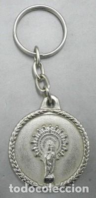 Coleccionismo de llaveros: LLAVERO DE METAL VIRGEN DEL PILAR - PAPAS EL PILAR, ELDA - LLAV-8402. B-154