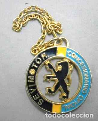 Coleccionismo de llaveros: LLAVERO DE METAL PEUGEOT SERVIMOTOR CONCESIONARIO OFICIAL, SEVILLA - LLAV-8559. B-160