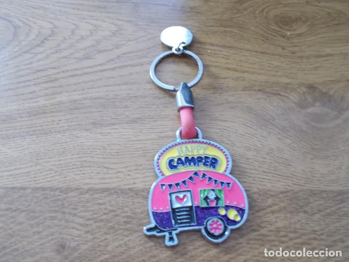 Coleccionismo de llaveros: CARAVANA HAPPY CAMPER - Foto 1