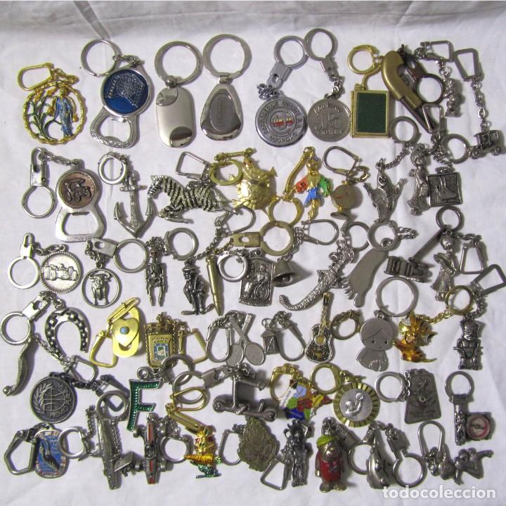 Coleccionismo de llaveros: 57 llaveros met&aacute;licos - Foto 1