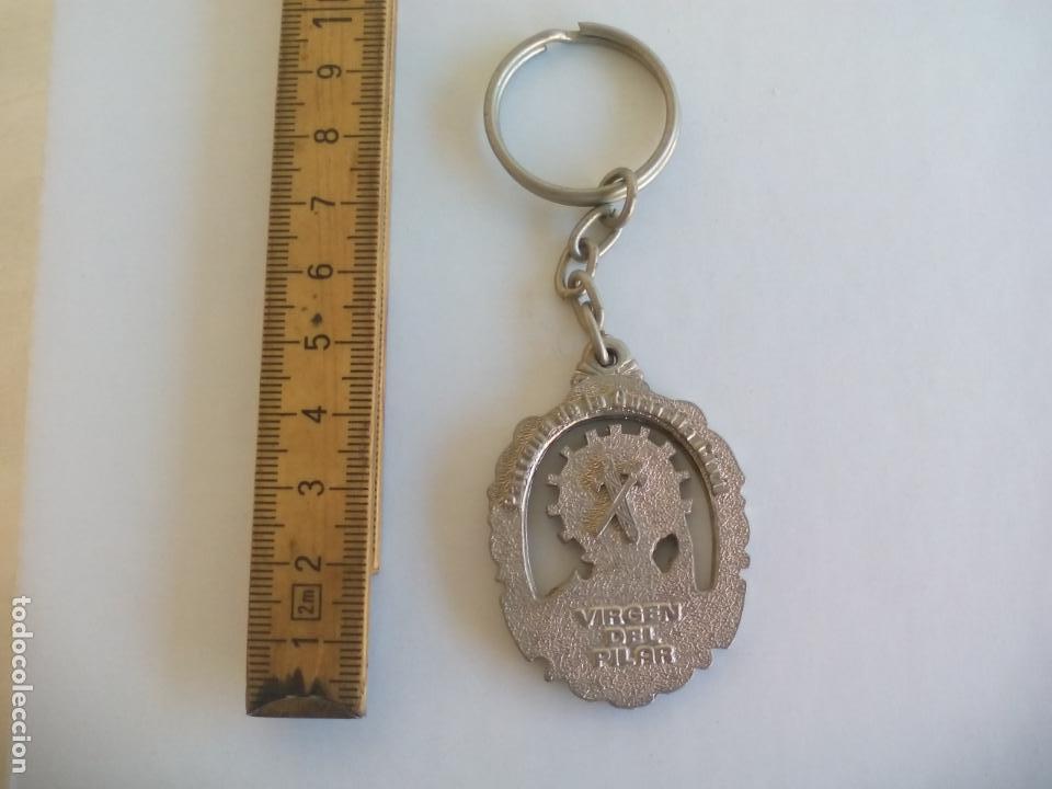 Coleccionismo de llaveros: LLAVERO VIRGEN DEL PILAR, PATRONA DE LA GUARDIA CIVIL. KEY CHAIN