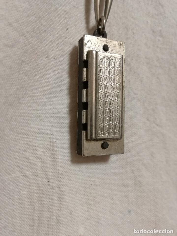 Coleccionismo de llaveros: LLAVERO DE METAL - ARMONICA FUNCIONAL (OBJETOS MINIATURAS) - Foto 1