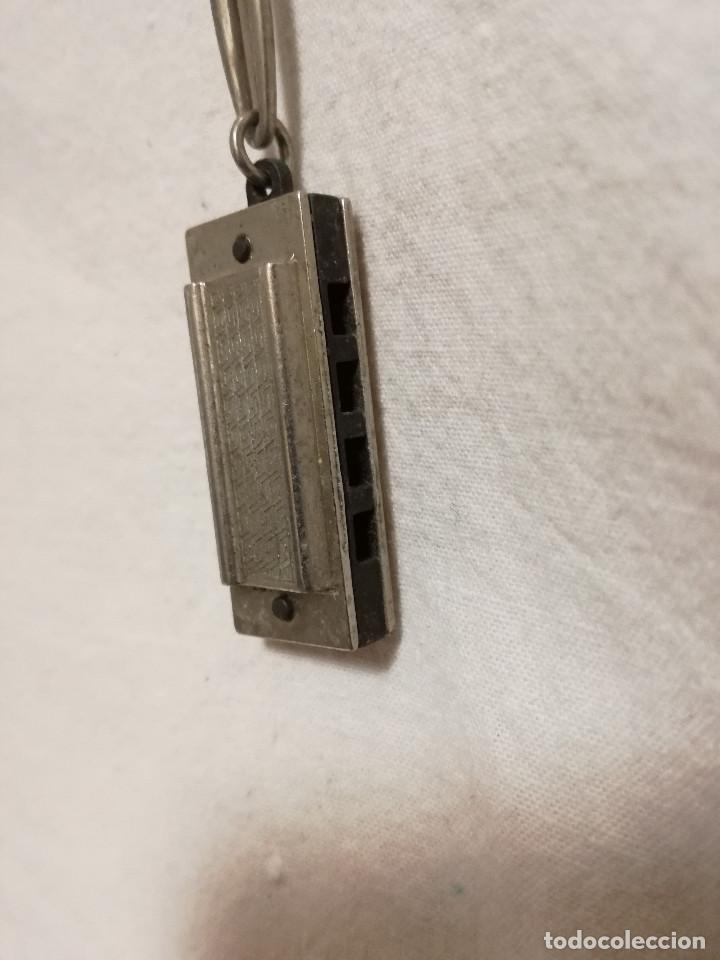 Coleccionismo de llaveros: LLAVERO DE METAL - ARMONICA FUNCIONAL (OBJETOS MINIATURAS) - Foto 2