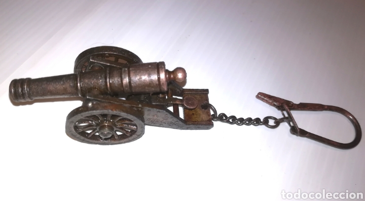 Coleccionismo de llaveros: Llavero ca&ntilde;&oacute;n metal vintage