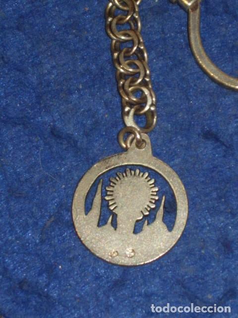 Coleccionismo de llaveros: LLAVERO DE LA VIRGEN DEL PILAR DE PLATA. - Foto 3