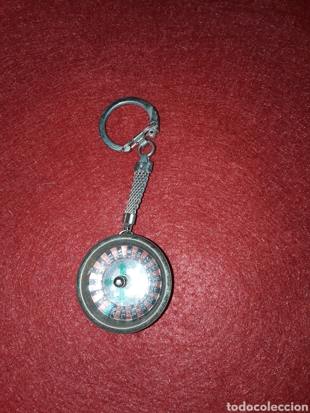 Collectionnisme de portes-cl&eacute;s: Llavero antiguo de ruleta de casino